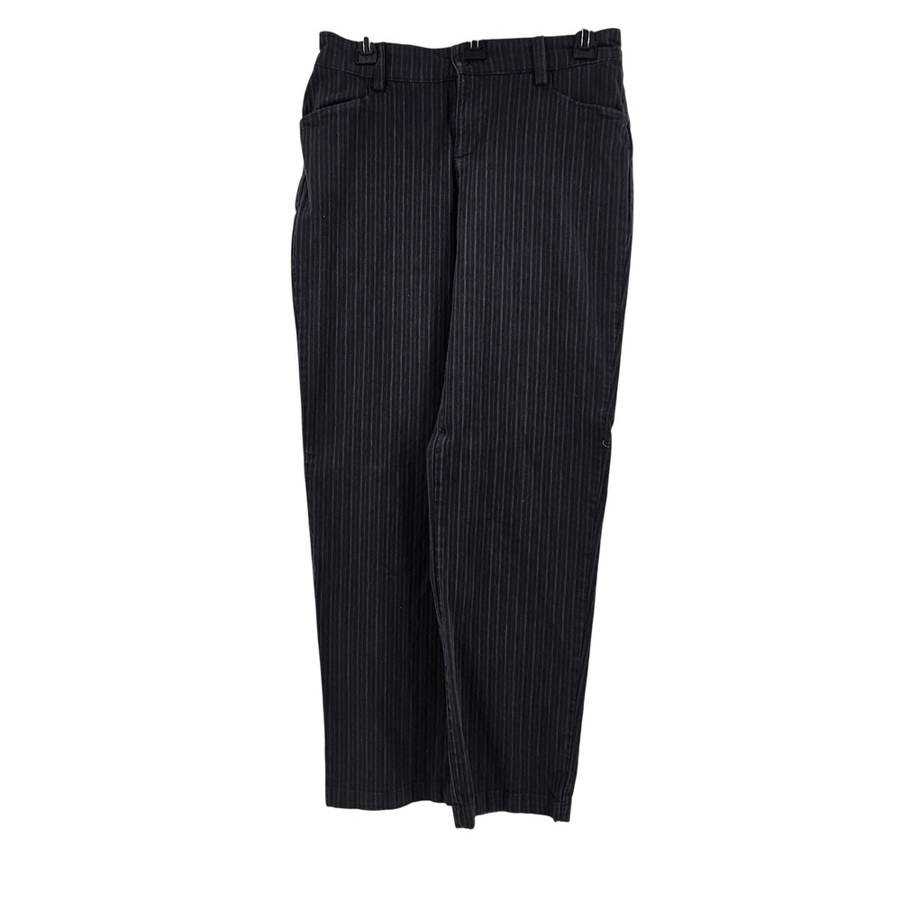 Vintage Lee Relaxed Fit Pinstripe Pants Size 6 Office Workwear Casual Everyday‎